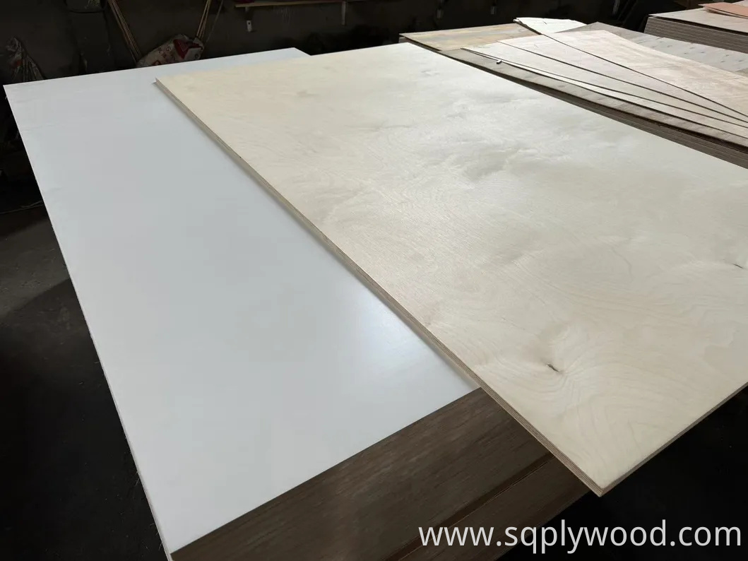 9/12/18mm Melamine Film Faced Poplar Pine Birch Marine Laminated Veneer Shuttering Plywood